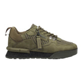 UrbanArt Play 3 Men’s Sneakers – Olive Faux Nubuck Streetwear Shoes